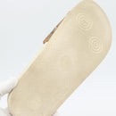 GUCCI Disney MicroGG Sandals PVC Leather Beige 603702 Auth ar14145M-9