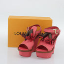 LOUIS VUITTON Monogram Tassel Sandals EU35 Pink LV Auth ar14147M-24