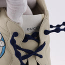 GUCCI Doraemon Sneakers Leather White Blue 655025 Auth ar14148M-15