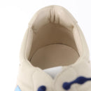 GUCCI Doraemon Sneakers Leather White Blue 655025 Auth ar14148M-19