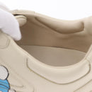 GUCCI Doraemon Sneakers Leather White Blue 655025 Auth ar14148M-38