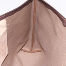 GUCCI GG Plus Supreme Web Sherry Line Tote Bag PVC Beige Gold Auth ar14150-19