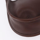 Coach Hand Bag Leather Brown Gold Auth ar14152A-9