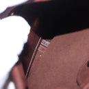 Coach Hand Bag Leather Brown Gold Auth ar14152A-10