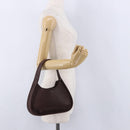 Coach Hand Bag Leather Brown Gold Auth ar14152A-20