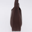 Coach Hand Bag Leather Brown Gold Auth ar14152A-4
