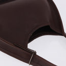 Coach Hand Bag Leather Brown Gold Auth ar14152A-6
