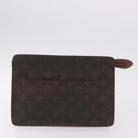 LOUIS VUITTON Monogram Clutch Bag 3 Set LV Auth ar14156