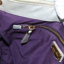 Miu Miu Matelasse Hand Bag Leather 2way Gray Gold Tone Auth ar14167V-30