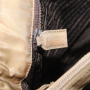 PRADA Hand Bag Nylon Beige Auth ar14168-29