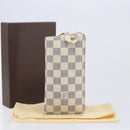 LOUIS VUITTON Damier Azur Etui lunet MM Glasses Case N60025 LV Auth ar14172V-18