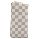 LOUIS VUITTON Damier Azur Etui lunet MM Glasses Case N60025 LV Auth ar14172V-3