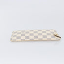 LOUIS VUITTON Damier Azur Etui lunet MM Glasses Case N60025 LV Auth ar14172V-4