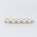 LOUIS VUITTON Damier Azur Etui lunet MM Glasses Case N60025 LV Auth ar14172V-5