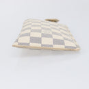 LOUIS VUITTON Damier Azur Etui lunet MM Glasses Case N60025 LV Auth ar14172V-7