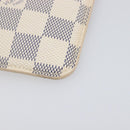 LOUIS VUITTON Damier Azur Etui lunet MM Glasses Case N60025 LV Auth ar14172V-8