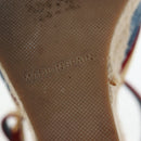LOUIS VUITTON Monogram Denim Espadrille Sandals Blue LV Auth ar14173V-25