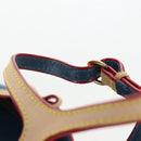 LOUIS VUITTON Monogram Denim Espadrille Sandals Blue LV Auth ar14173V-30