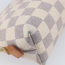 LOUIS VUITTON Damier Azur Pochette Cosmetic PM Pouch N60024 LV Auth ar14175A-16