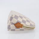 LOUIS VUITTON Damier Azur Pochette Cosmetic PM Pouch N60024 LV Auth ar14175A-3