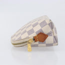 LOUIS VUITTON Damier Azur Pochette Cosmetic PM Pouch N60024 LV Auth ar14175A-4