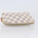 LOUIS VUITTON Damier Azur Pochette Cosmetic PM Pouch N60024 LV Auth ar14175A-5