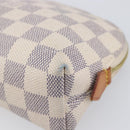LOUIS VUITTON Damier Azur Pochette Cosmetic PM Pouch N60024 LV Auth ar14175A-7