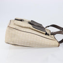 BVLGARI Tote Bag Canvas Beige Silver Auth ar14179-4