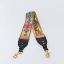 Christian Dior Shoulder Strap Canvas Multicolor Gold Tone Auth ar14181V-3