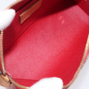 LOUIS VUITTON Monogram Vernis Pochette Cosmetic PM Pouch Red M90172 Auth ar14182-11