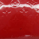 LOUIS VUITTON Monogram Vernis Pochette Cosmetic PM Pouch Red M90172 Auth ar14182-3