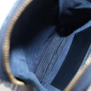 Christian Dior Oblique Jacquard Phone Shoulder Pouch Navy Gold Auth ar14186V-22