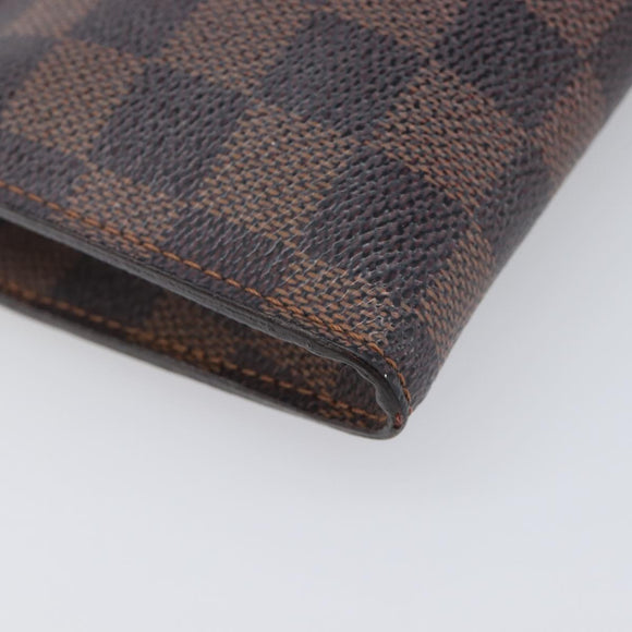 LOUIS VUITTON Damier Ebene Marais Pouch LV Auth ar14188