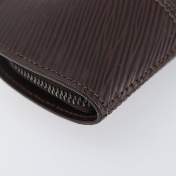 LOUIS VUITTON Epi Portefeuille Epi Z Coin Purse Mocha M6344D LV Auth ar14192
