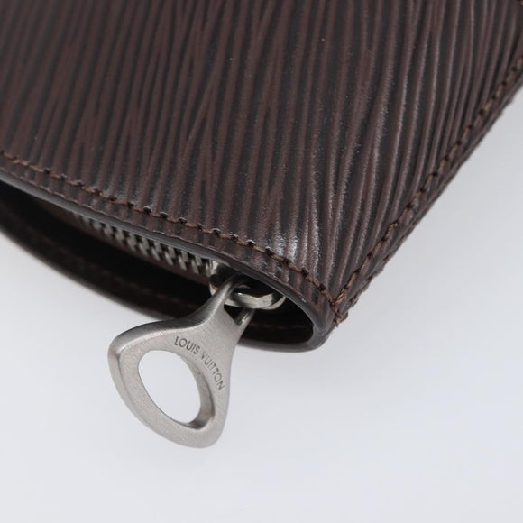 LOUIS VUITTON Epi Portefeuille Epi Z Coin Purse Mocha M6344D LV Auth ar14192