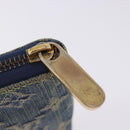 LOUIS VUITTON Monogram Denim Mini Zippy Wallet Blue M95342 LV Auth ar14193A-18