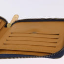 LOUIS VUITTON Monogram Denim Mini Zippy Wallet Blue M95342 LV Auth ar14193A-23