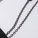 PRADA Chain Tote Bag Nylon Green Auth ar14194-16