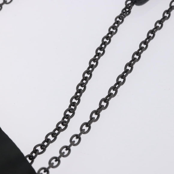 PRADA Chain Tote Bag Nylon Green Auth ar14194