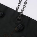 PRADA Chain Tote Bag Nylon Green Auth ar14194-17