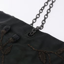 PRADA Chain Tote Bag Nylon Green Auth ar14194-18