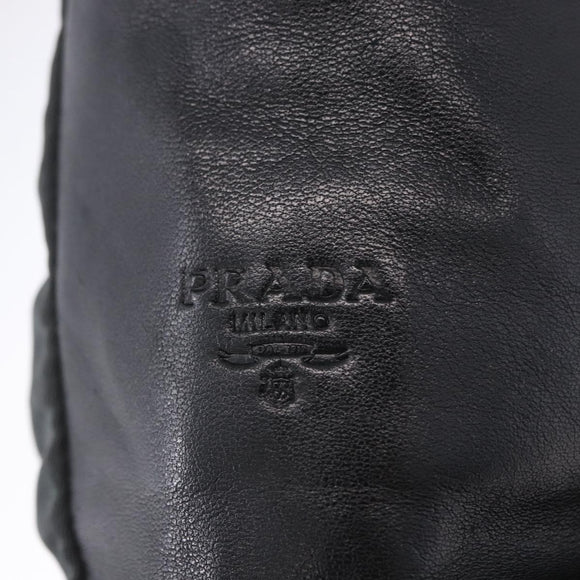 PRADA Chain Tote Bag Nylon Green Auth ar14194