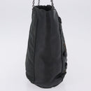 PRADA Chain Tote Bag Nylon Green Auth ar14194-7
