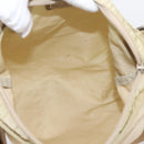 PRADA Shoulder Bag Nylon Beige Silver Auth ar14195-11