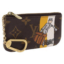 LOUIS VUITTON Monogram Groom Pochette Cles Coin Purse Jaune M60033 Auth ar14221A-1
