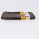 LOUIS VUITTON Monogram Groom Pochette Cles Coin Purse Jaune M60033 Auth ar14221A-6