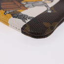 LOUIS VUITTON Monogram Groom Pochette Cles Coin Purse Jaune M60033 Auth ar14221A-16