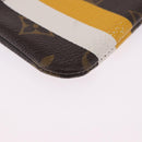 LOUIS VUITTON Monogram Groom Pochette Cles Coin Purse Jaune M60033 Auth ar14221A-17