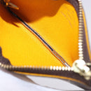 LOUIS VUITTON Monogram Groom Pochette Cles Coin Purse Jaune M60033 Auth ar14221A-10