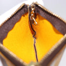 LOUIS VUITTON Monogram Groom Pochette Cles Coin Purse Jaune M60033 Auth ar14221A-21